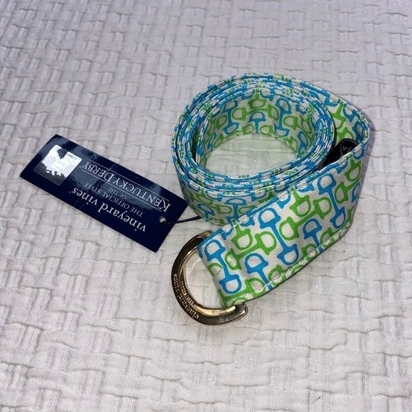 NWT Vineyard Vines Women’s Small D Ring Horsebit Kentucky Derby Belt